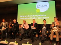 Prof. Gordon Cheung (2nd from right), Associate Pro-Vice-Chancellor, spoke at the EAIE 2012 Conference held during 12-14 September in Dublin, Ireland.